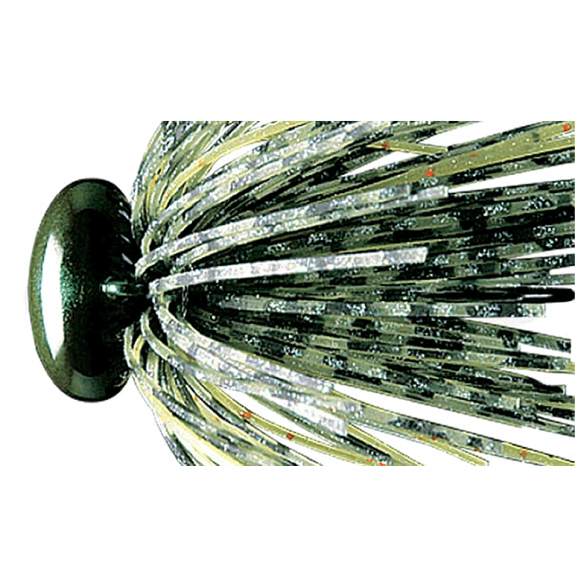 deps HEAD LOCK JIG 3/8oz 3/8oz Silicone Skirt #42 AVOCADO