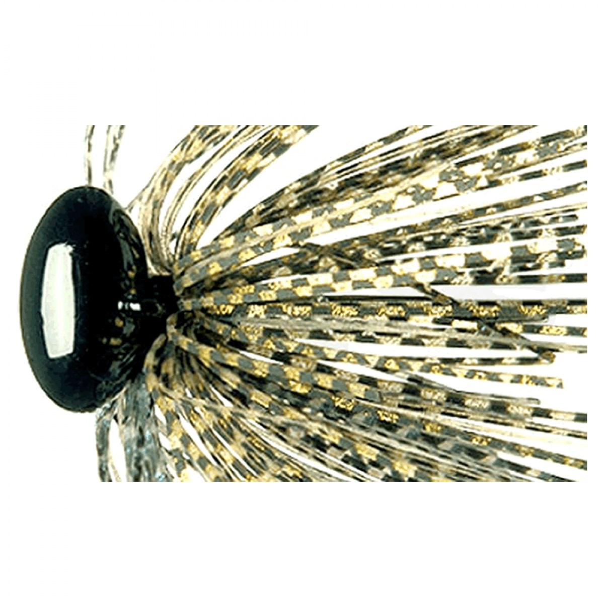 deps HEAD LOCK JIG 3/4oz 3/4oz Silicone Skirt #51 SMOKE SCALE/BLUE & GOLD