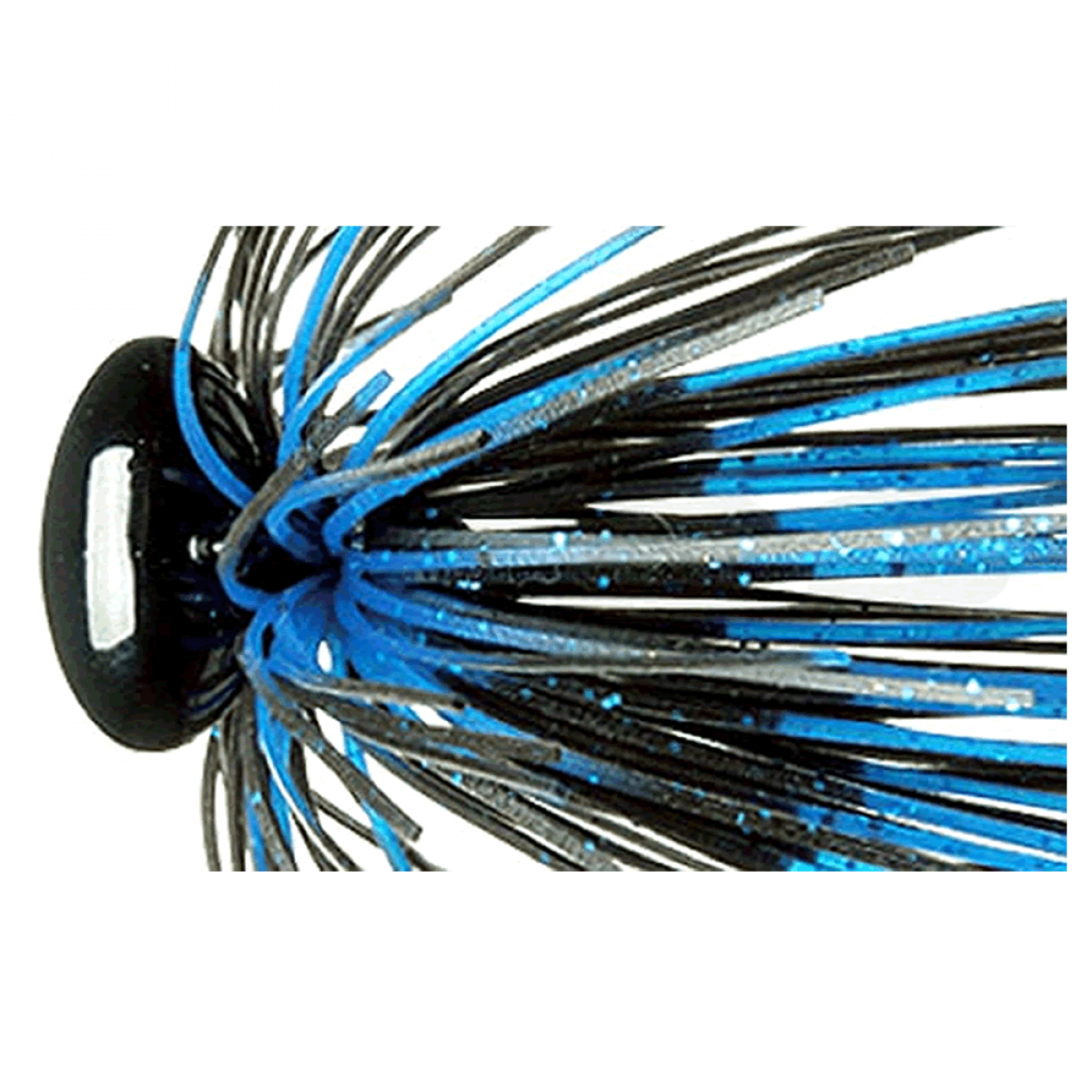 deps HEAD LOCK JIG 5/8oz 5/8oz Silicone Skirt #52 BLUE BLACK
