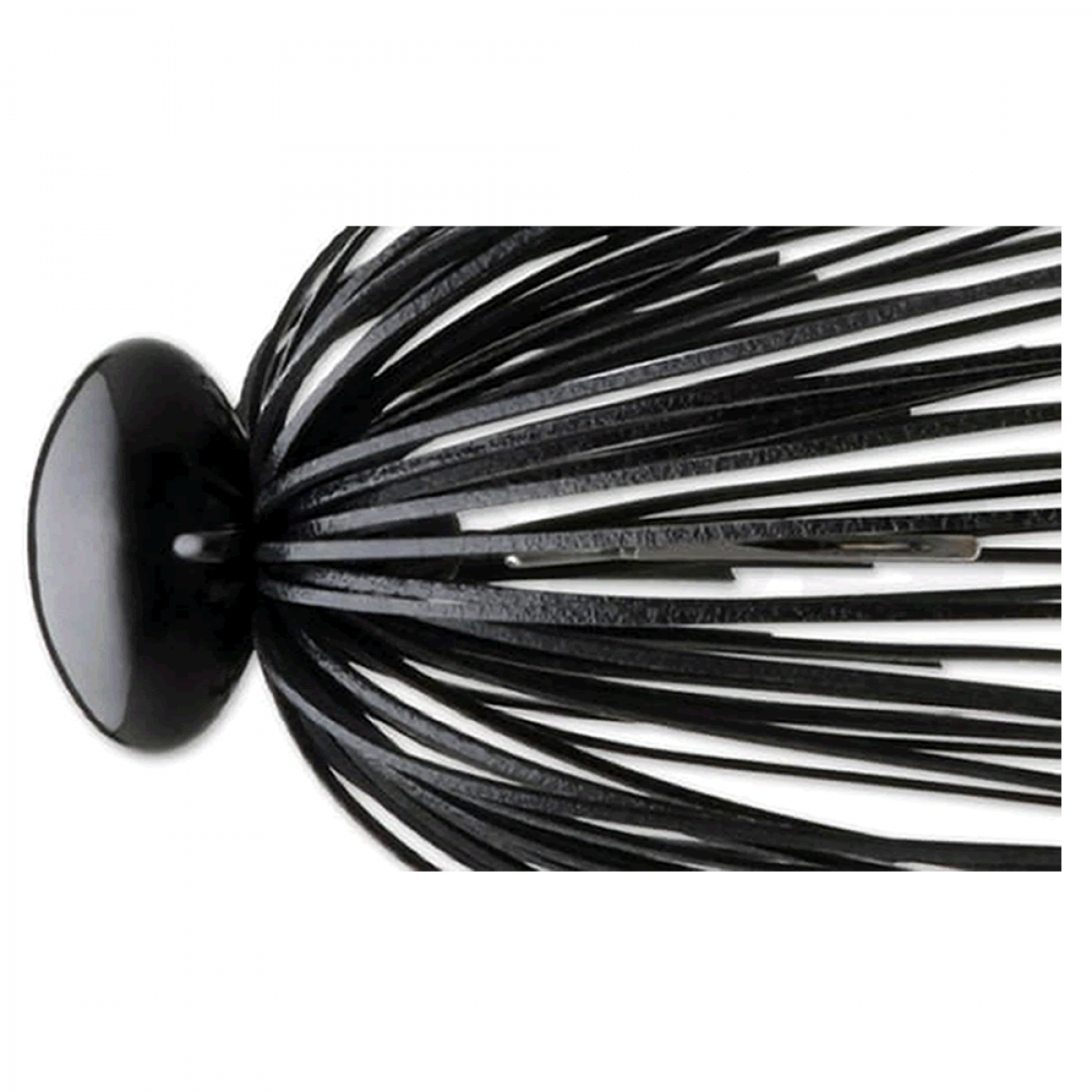 deps HEAD LOCK JIG 1oz 1oz Silicone Fine Skirt #63 FS BLACK