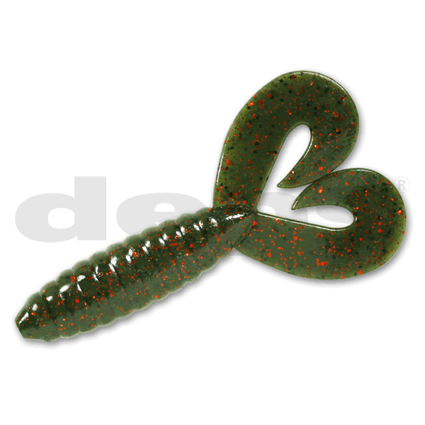 deps DEATHADDER TWIN-TAIL 4.5" (6 pcs/pack) #30 WATERMELON RED FLAKE
