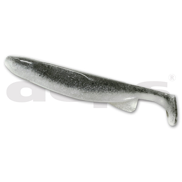 deps SAKAMATA SHAD 5 (6 pcs/pack) #103 SMOKE PEPPER CLEAR