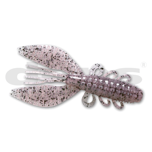 deps SPINY CRAW 3.5" (8 pcs/pack) #58 CLEAR ROSE PEPPER