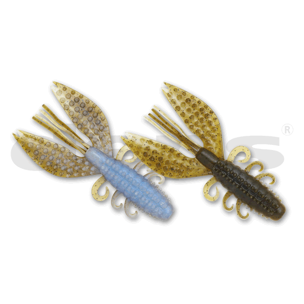 deps SPINY CRAW 3.5" (8 pcs/pack) #153 GREEN PUMPKIN / BLUE GLIMMER
