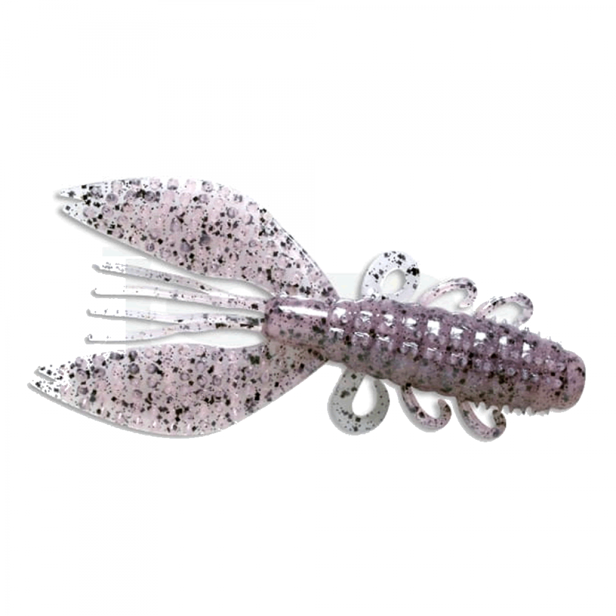 deps SPINY CRAW 4" (8 pcs/pack) #58 CLEAR ROSE PEPPER