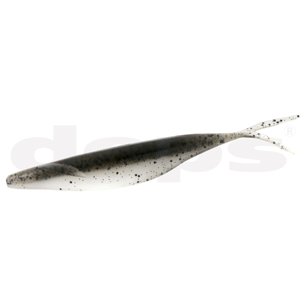 deps SAKAMATA SHAD 6" HEAVY WEIGHT SALT 10%(16.0g) (6 pcs/pack) #103 SMOKED PEPPER CLEAR