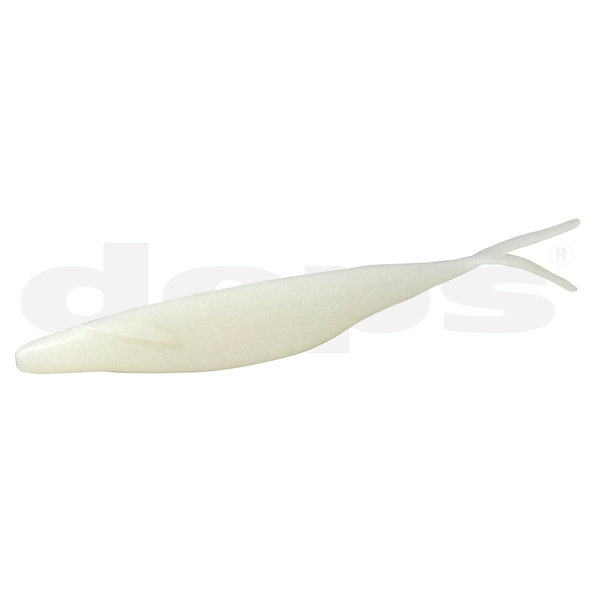 deps SAKAMATA SHAD 8" HEAVY WEIGHT (4 pcs/pack) #39 PEARL WHITE