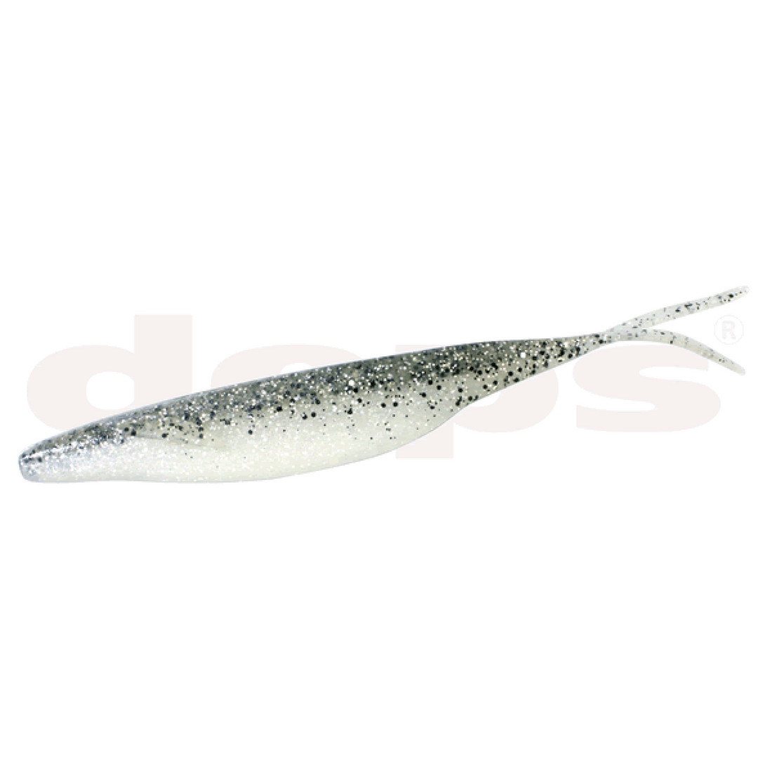 deps SAKAMATA SHAD 8" HEAVY WEIGHT (4 pcs/pack) #127 SILVER SHADDO freshwater fishing lure