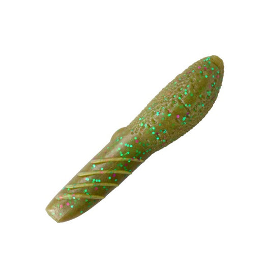deps COVER SCAT 2.5" Length: 2.5" (8 pcs/pack) #115 Green Pumpkin / Purple & Green Flake