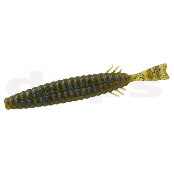 deps BULLSLENDER 4.7" (6 pcs/pack) #71 GREEN PUMPKIN / BLUE FLAKE