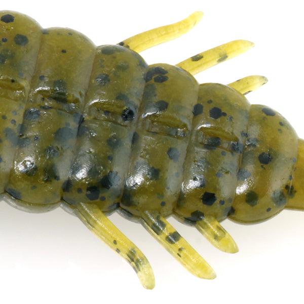 deps BULLSLENDER 4.7" (6 pcs/pack) #71 GREEN PUMPKIN / BLUE FLAKE
