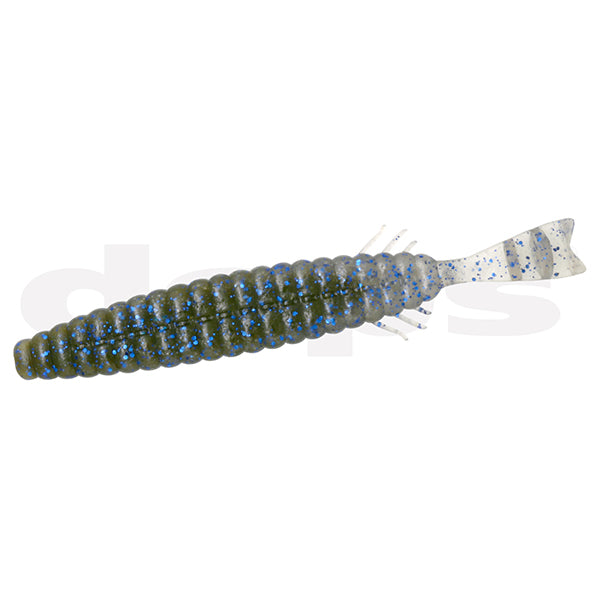 deps BULLSLENDER 4.7" (6 pcs/pack) #123 GREEN PUMPKIN / BLUE FLAKE SMOKE / BLUE F