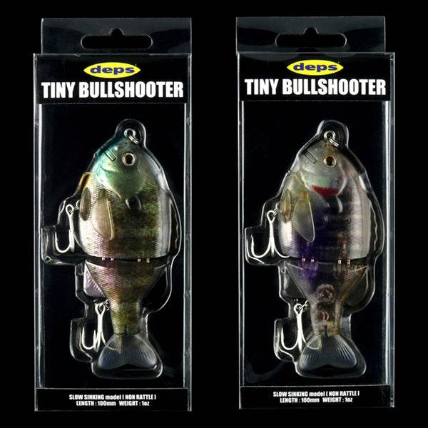 deps TINY BULLSHOOTER 100mm : 1oz Slow Sinking / Non rattle #02 FLASH BABY GILL - Britannic Trade