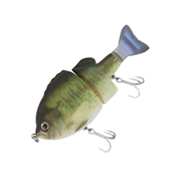 deps TINY BULLSHOOTER SHUDDER TAIL 112mm : 1oz Slow Sinking #08 Real Largemouth freshwater fishing lure
