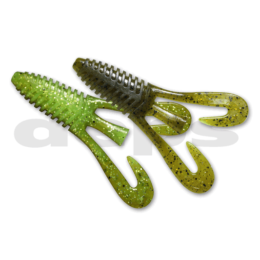 deps BARBUTE 4" (6 pcs/pack) #52 GREEN PUMPKIN/CHARTREUSE