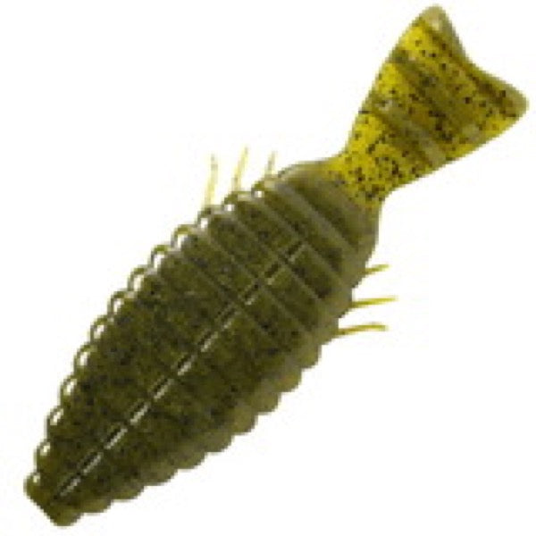 deps BULLFLAT NON SALT 4.8" (4 pcs/pack) #12 Green Pumpkin