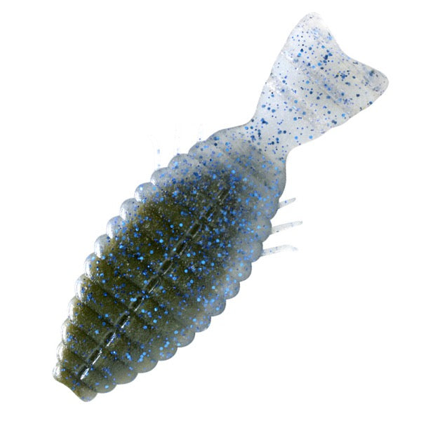 deps BULLFLAT NON SALT 5.8" (4 pcs/pack) #123 Green Pumpkin/Blue F Smoke/Blue F