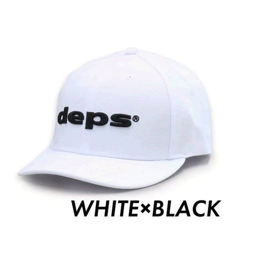 deps deps LOGO CAP Free White x Black