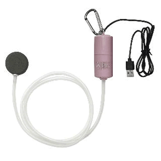 PROX USB MINI-BUKU AIR PUMP 32mm×82mm : 24h (10000mAh) PX318RP ROSE PINK - Britannic Trade