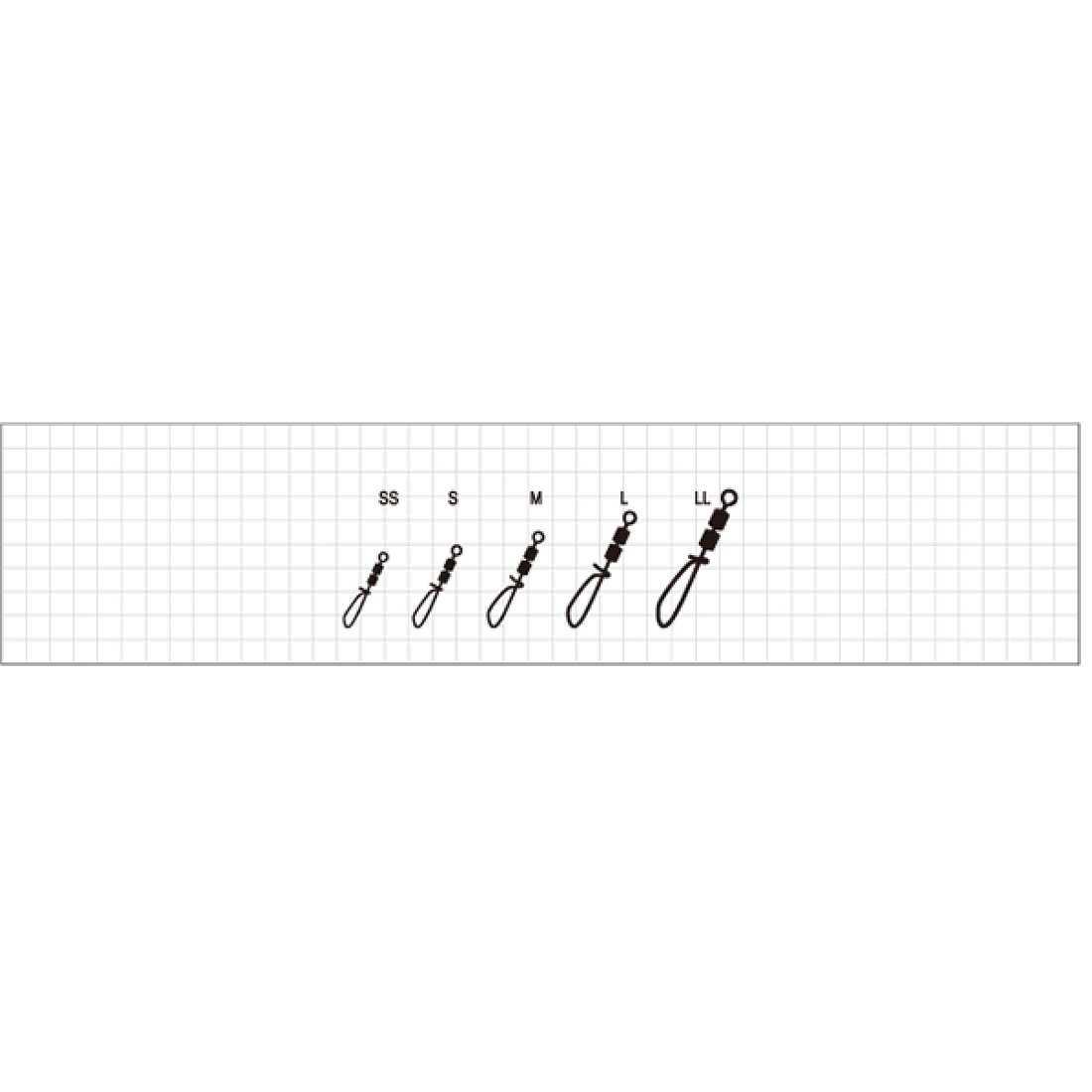 odz W ROLLING EGING SNAP L OS-19 (10 pcs/pack) fishing terminal tackle — photo 2