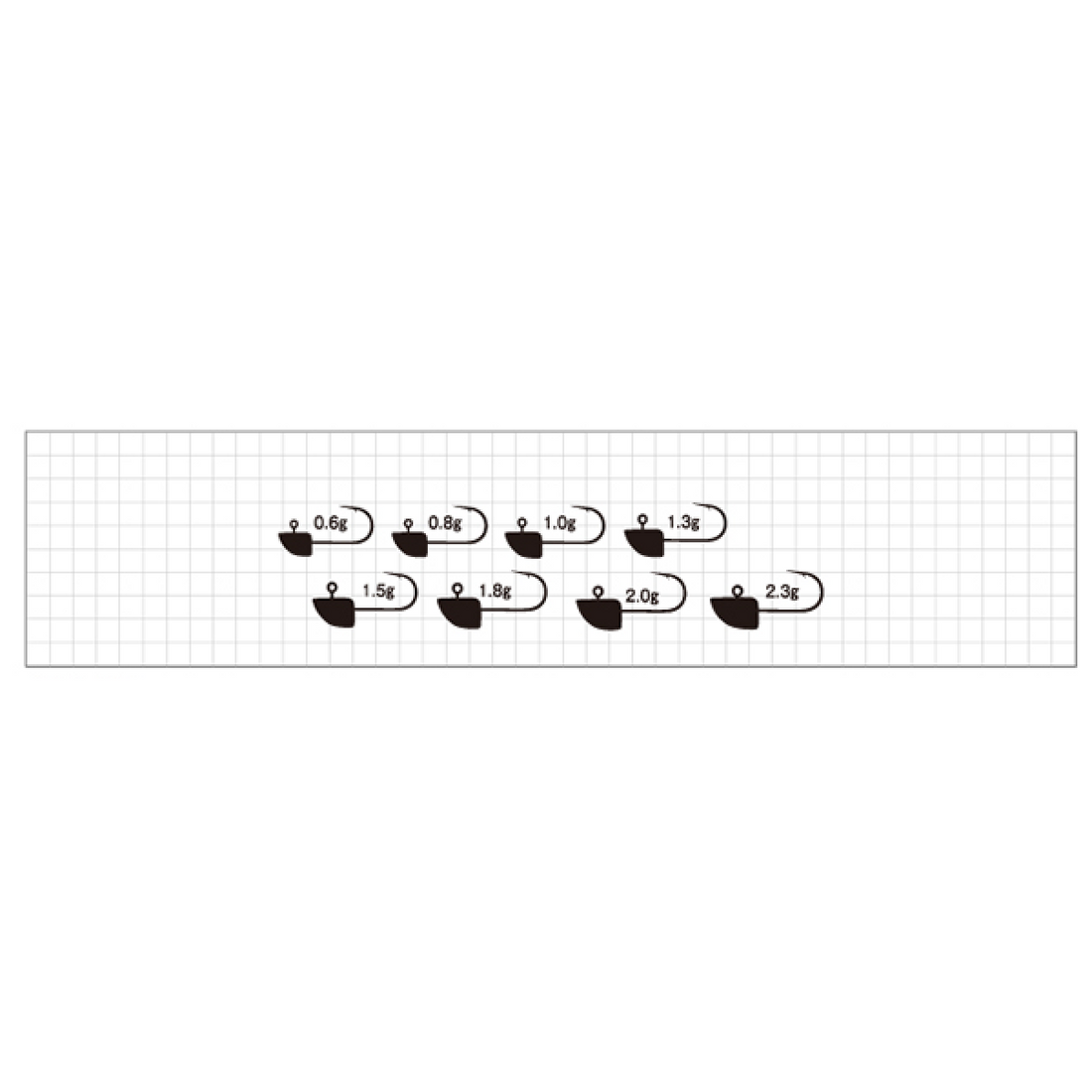 odz RANGE CROSS HEAD NS 4-1.5g ZH-38 (5 pcs/pack) fishing terminal tackle — photo 2