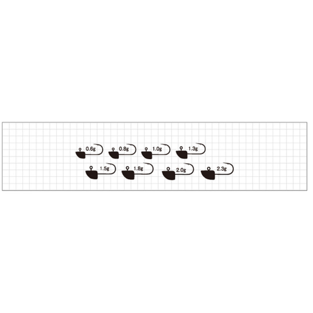 odz RANGE CROSS HEAD NS 4-0.6g ZH-38 (5 pcs/pack) fishing terminal tackle — photo 2