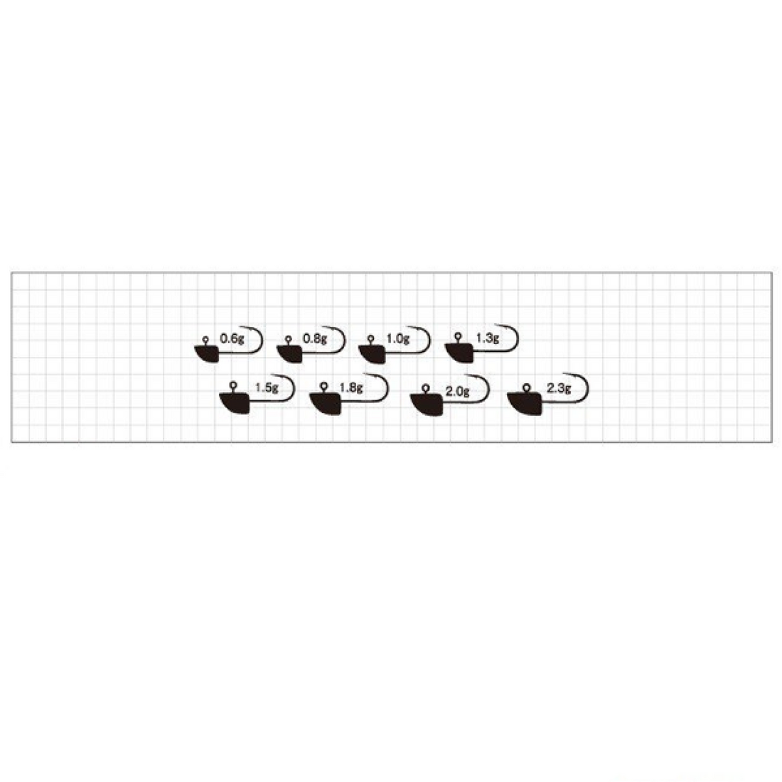 odz RANGE CROSS HEAD NS 4-0.8g ZH-38 (5 pcs/pack) fishing terminal tackle — photo 2