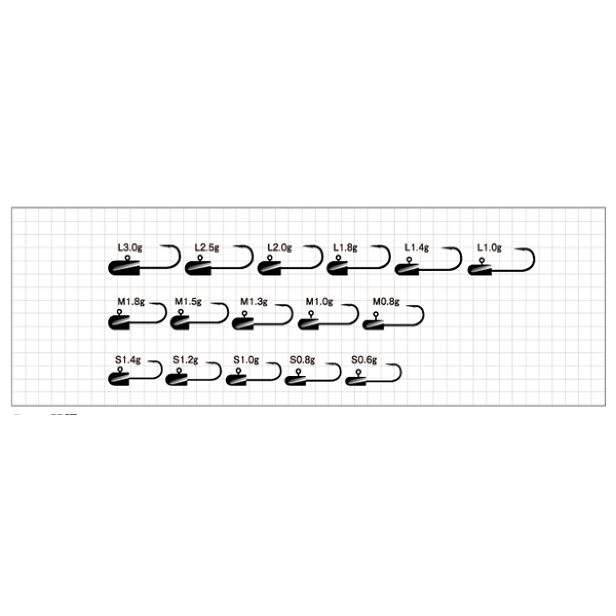 odz RUSH HEAD M-1.5g ZH-44 (5 pcs/pack)