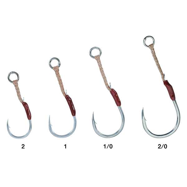 Gamakatsu Assist Hook SHORT SNIPER SINGLE #2 (3 sets/pack) SILVER fishing terminal tackle