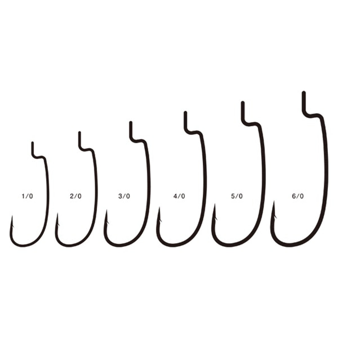 Gamakatsu ELITE TOURER WORM 34R #1/0 (6 pcs/pack) fishing terminal tackle — photo 2