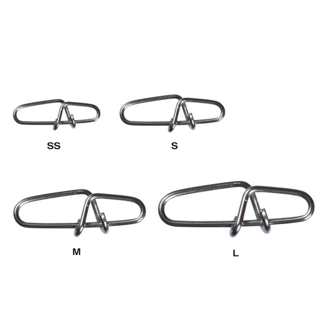 Gamakatsu ONSOKU POWER SNAP #0.5 - 0(SS) (8 pcs/pack) fishing terminal tackle — photo 2