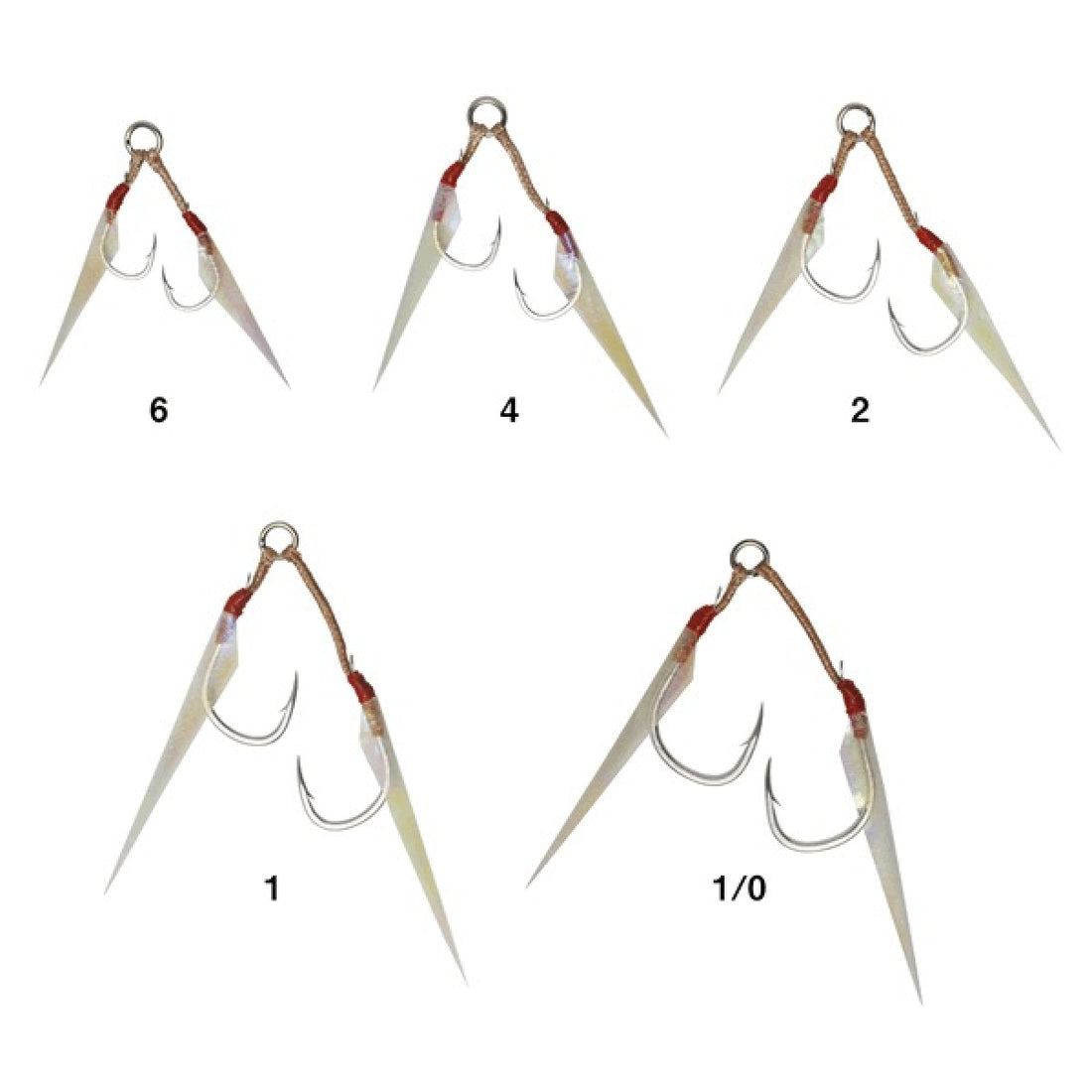 Gamakatsu ASSIST 59 LIGHT BAIT PLUS #4 68169 (2 pcs/pack) SILVER fishing terminal tackle — photo 2