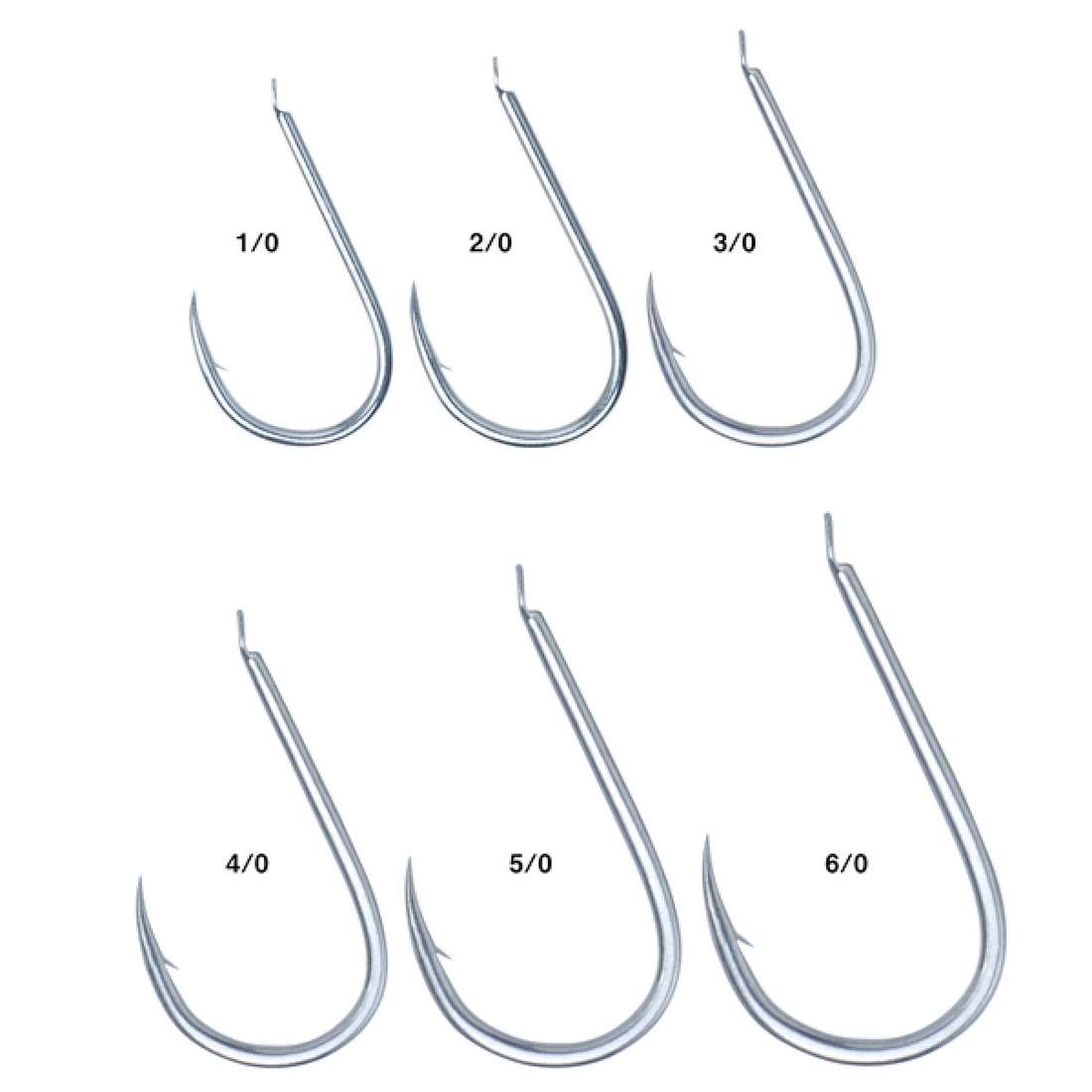 Gamakatsu JIGGING HOOK TURANUKI #2/0 (8 pcs/pack) GIN fishing terminal tackle — photo 2