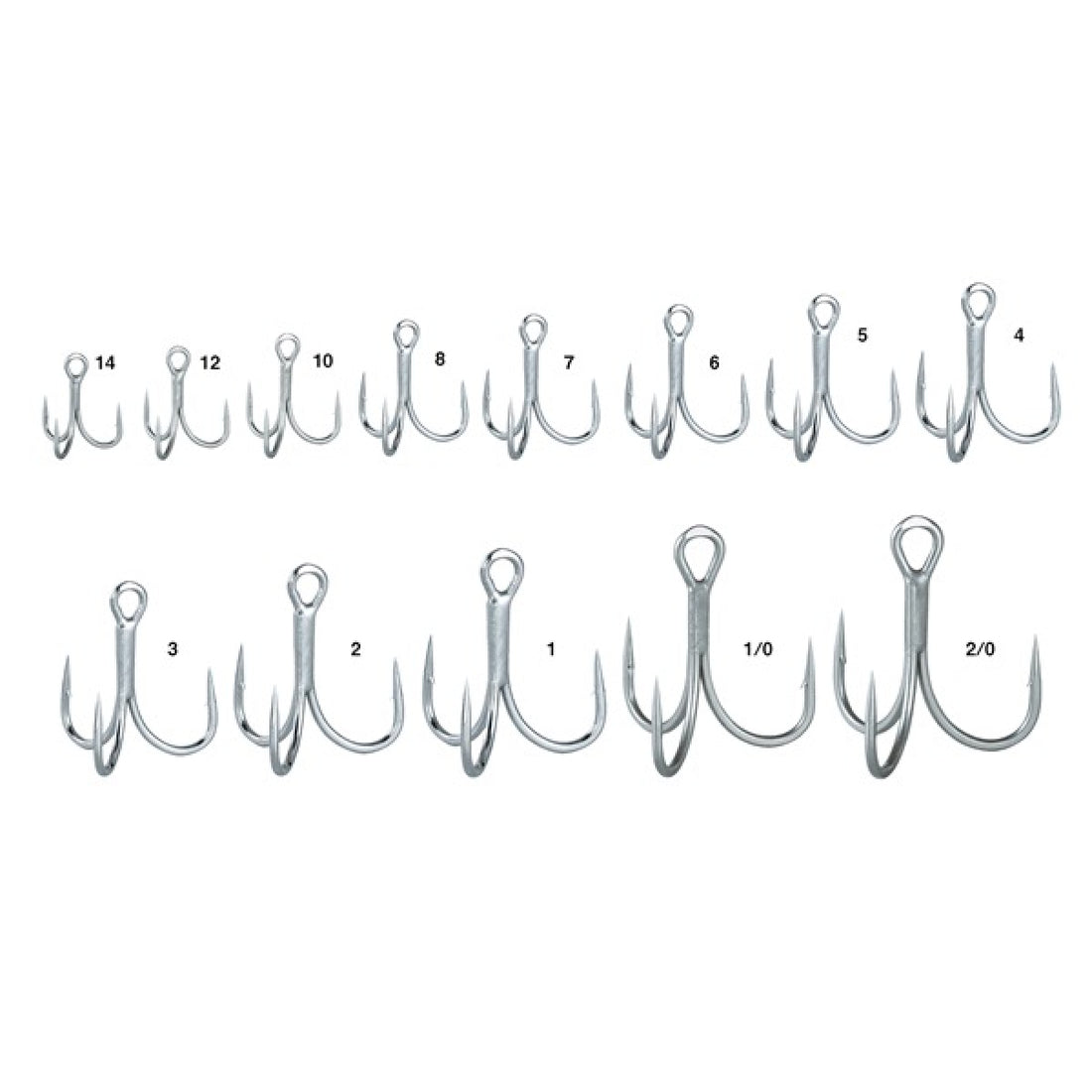 Gamakatsu TREBLE SP MH #2/0 (5 pcs/pack) fishing terminal tackle — photo 2
