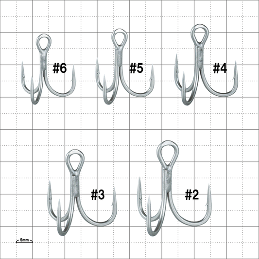 Gamakatsu Treble SP-H #5 (6 pcs/pack) HYPER SHIELD