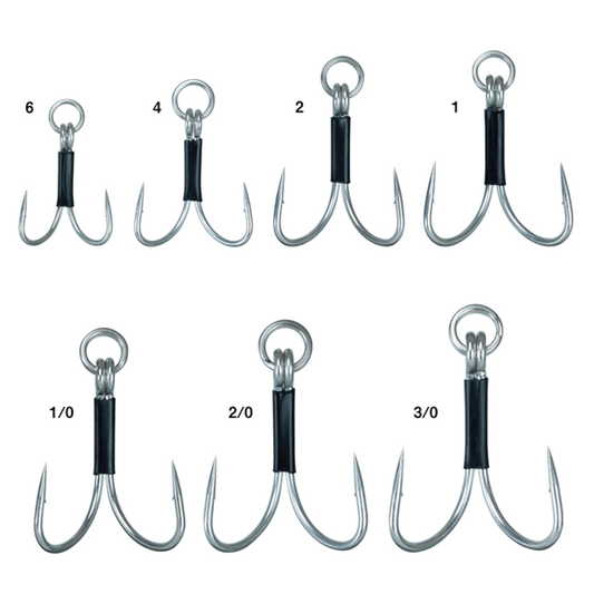 Gamakatsu TGW TWIN SP-MH #1 (4 pcs/pack) SILVER