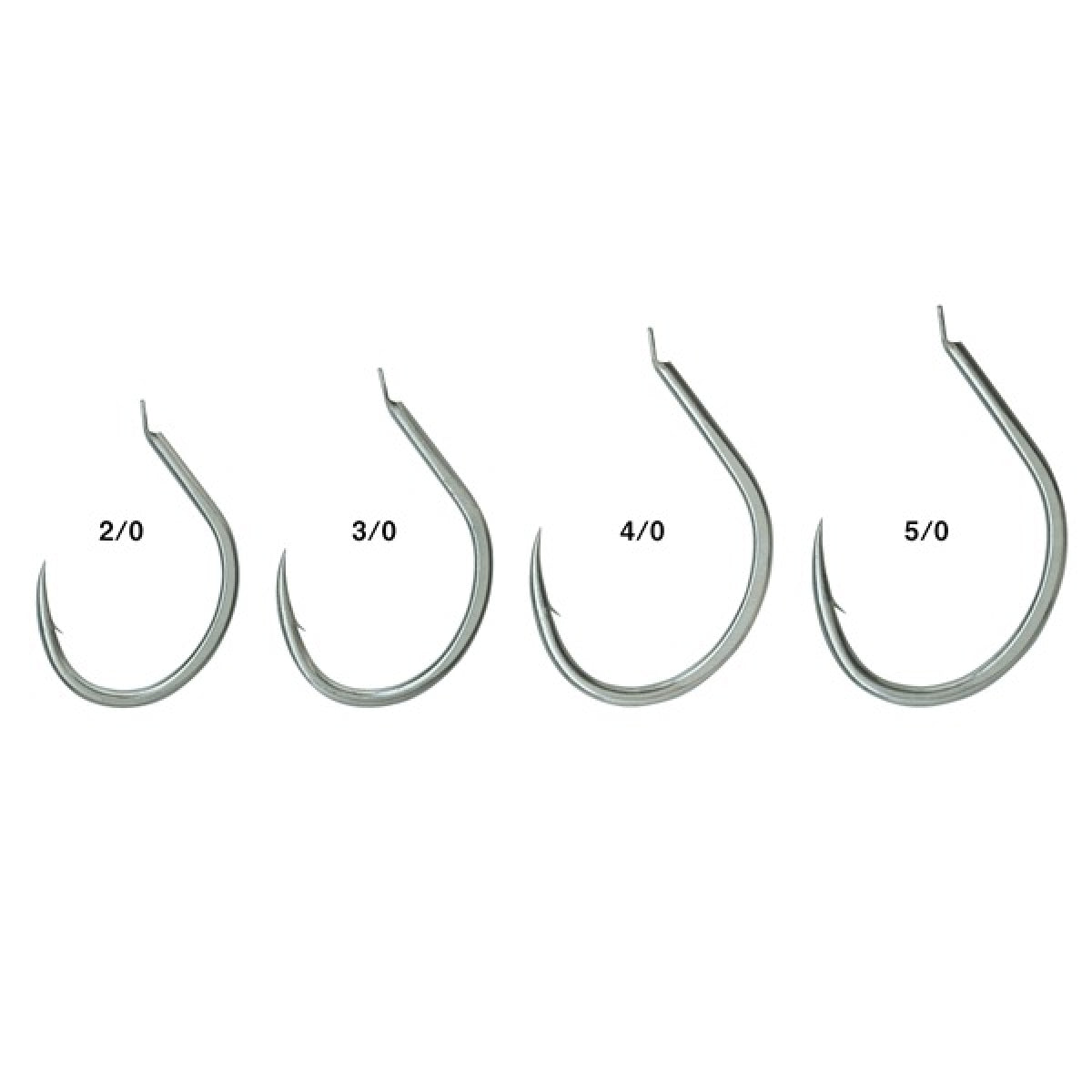 Gamakatsu JIGGING HOOK KAMAKIRI #2/0 (8 pcs/pack) SILVER