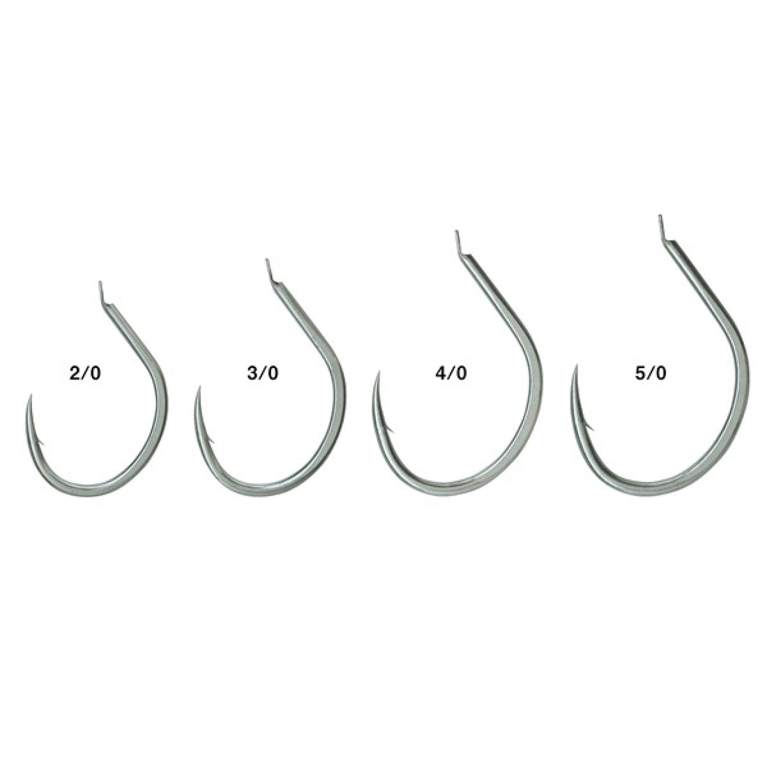 Gamakatsu JIGGING HOOK KAMAKIRI #3/0 (8 pcs/pack) SILVER fishing terminal tackle — photo 2