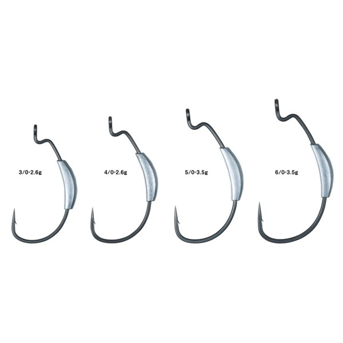 Gamakatsu THEO RISE SWG-M WAITED #4/0 - 2.6g (3 pcs/pack)