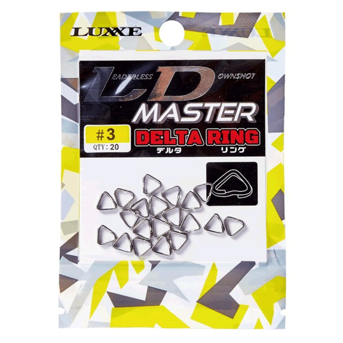 Gamakatsu LUXE LD MASTER DELTA RING (20 pcs/pack) fishing terminal tackle