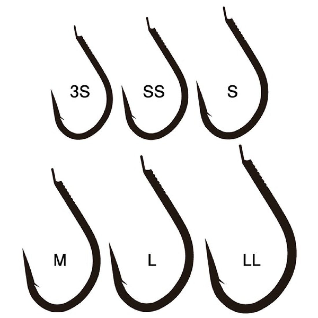Gamakatsu GHV2 OHGEN CUSTOM HOOK POWER PLAY 3S 68806 (12 pcs/pack) fishing terminal tackle — photo 2