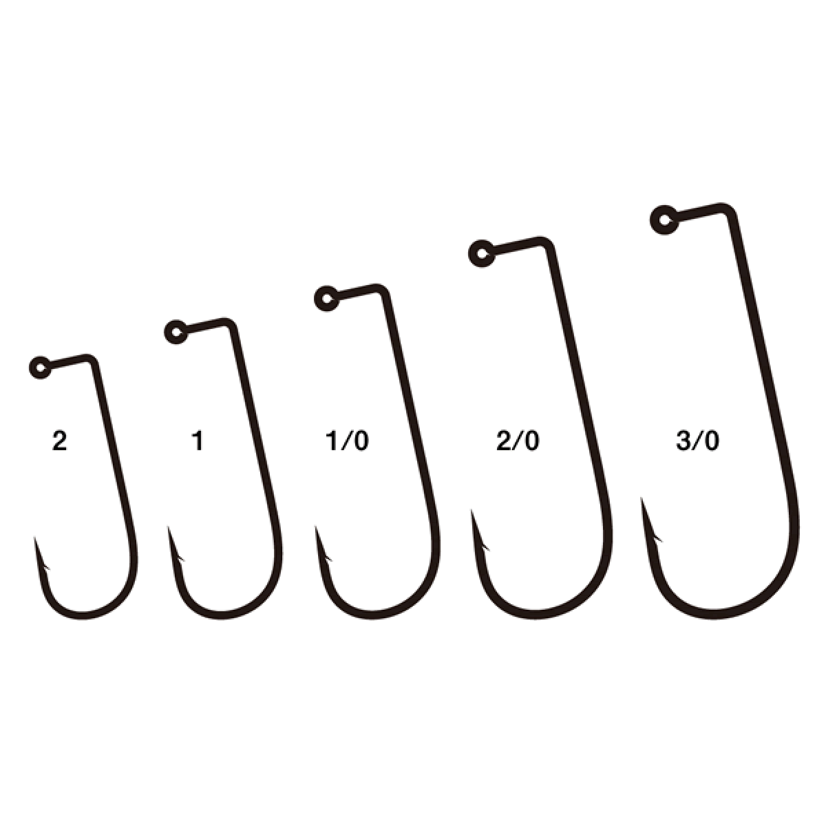 Gamakatsu HORIZON JIGHOOK #2 (10 pcs/pack) NANO ALPHA