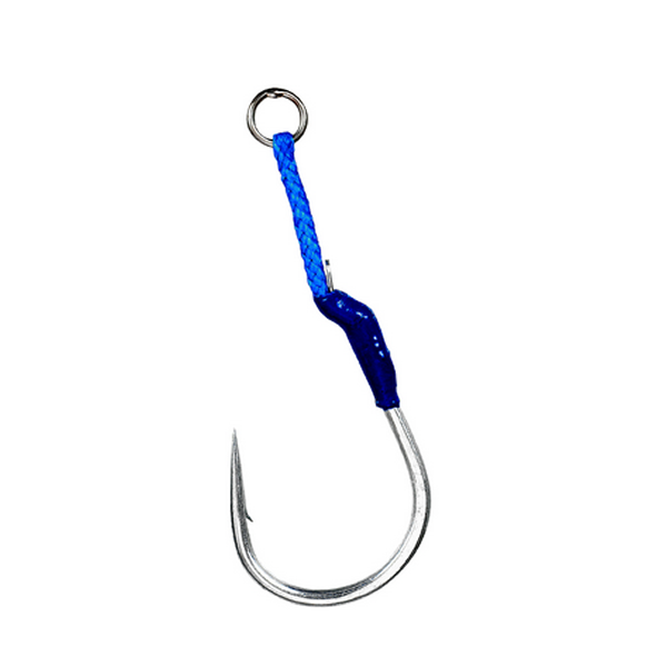 Gamakatsu Assist Hook VARTICAL LIMIT Single Short #4/0 (3 sets/pack) SILVER fishing terminal tackle