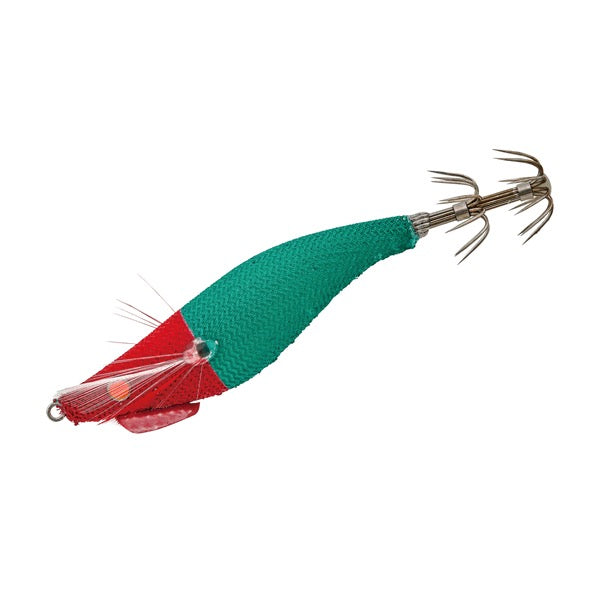 Gamakatsu SPEEDMETAL EGI DROPPER TYPE F #1 RED HEAD / GREEN saltwater fishing lure