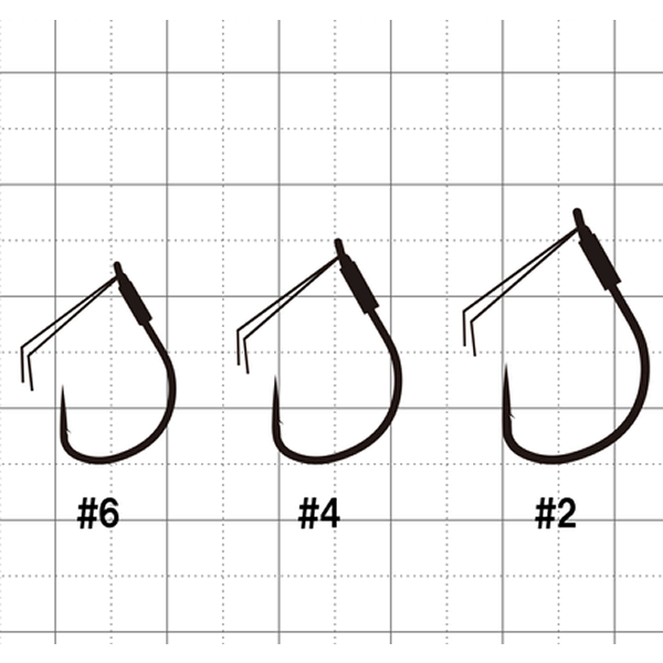 Gamakatsu THEORIZE HANGER FC-L Plus Guard #6 (4 pcs/pack) NANO SMOOTH COAT