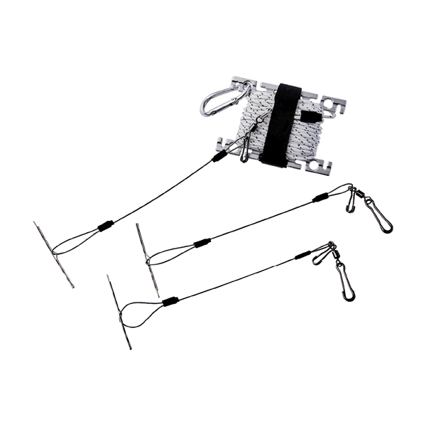 Gamakatsu LE912 UL STRINGER 3 x 53 x 80mm : 10m fishing accessory