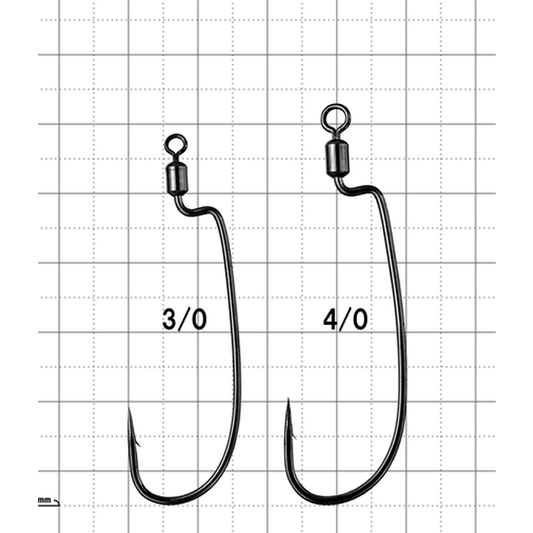 Gamakatsu WORM 34R HYDROLL #4/0 (3 pcs/pack) NSB