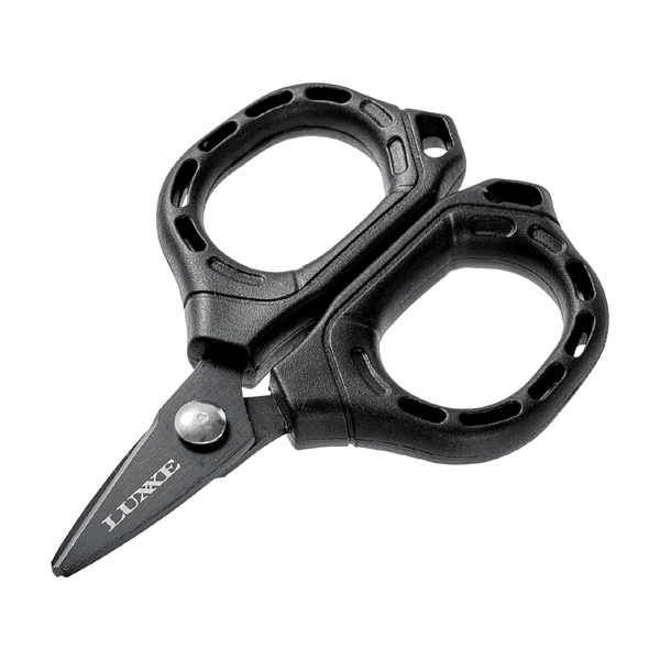 Gamakatsu LE134 PE MINI SCISSORS 9cm #1 BLACK fishing accessory
