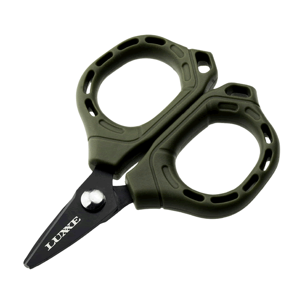 Gamakatsu LE134 PE MINI SCISSORS 9cm #2 ARMY GREEN fishing accessory