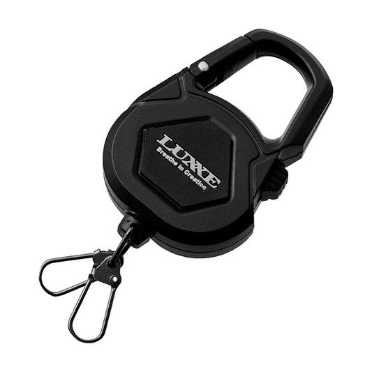 Gamakatsu LE137 LOCKING CORD REEL 73 x 45 x 17mm #1 BLACK